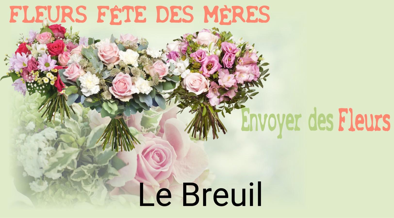 Bouquet de Fête des Mères livré à Le Breuil